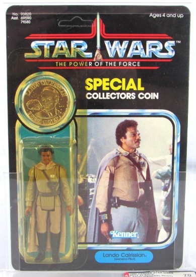 Vintage 1985 Star Wars POTF General Lando Calrissian Last 17 AFA 70
