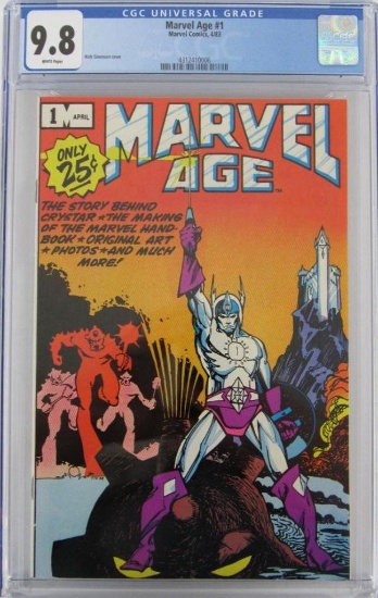 Marvel Age #1 (1983) Key 1st Issue/ Walt Simonson Cover CGC 9.8
