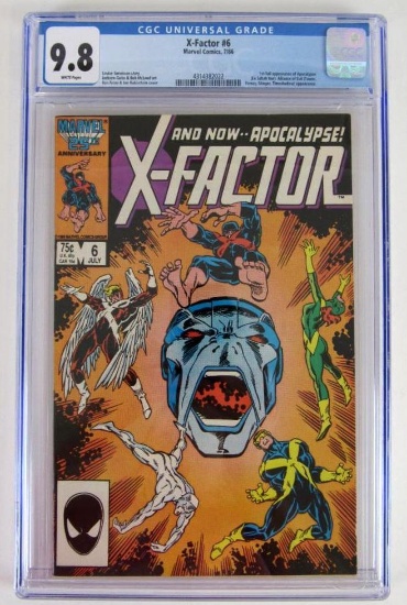 X-Factor #6 (1986) Key 1st Appearance Apocalypse CGC 9.8