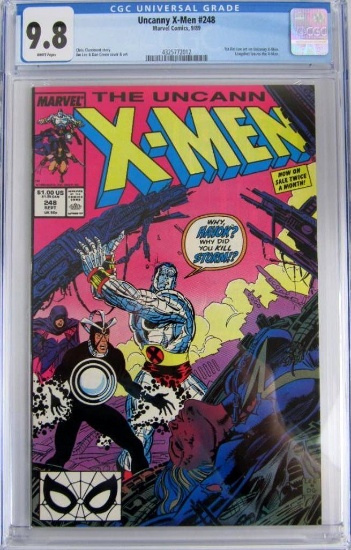 Uncanny X-Men #248 (1989) KEY 1st Jim Lee Art in X-Men CGC 9.8