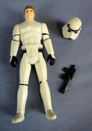 Vintage 1985 Star Wars POTF Luke Skywalker Stormtrooper Last 17 / Original Minty!