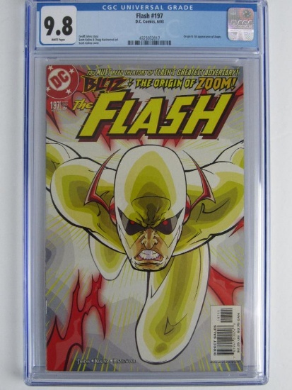 Flash #197 (2003) Key 1st Appearance ZOOM CGC 9.8