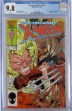 Uncanny X-Men #213 (1987) Iconic Sabretooth/ Wolverine Battle Cover CGC 9.8