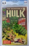 Incredible Hulk #102 (1968) KEY 1st Issue in Series CGC 6.5