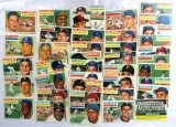Lot (40) 1956 Topps Baseball Cards