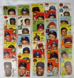 Lot (36) 1954 Topps Baseball Cards