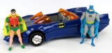 Vintage 1984 Kenner DC Super Powers Batmobile, Batman & Robin
