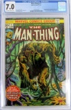 Man-Thing #1 (1974) Key 1st Issue/ 2nd Howard the Duck CGC 7.0