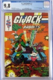 G.I. Jack Rabbits #1 (1986) GI Joe Homage/ Parody CGC 9.8 (Pop 3 on Census)