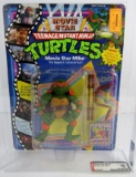 Rare Vintage 1992 Teenage Mutant Ninja Turtles MOVIE STAR MIKE Sealed MOC AFA 80