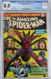Amazing Spider-Man #135 (1974) Bronze Age Key/ 2nd Appearance PUNISHER CGC 8.0