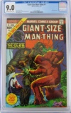 Giant Size Man-Thing #1 (1974) Bronze Age Classic Ploog Cover vs. THE BLOB CGC 9.0