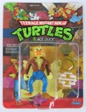 Vintage 1989 Teenage Mutant Ninja Turtles ACE DUCK 19-Back MOC Unpunched