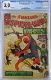 Amazing Spider-Man #16 (1964) KEY 1st Daredevil Crossover CGC 3.0