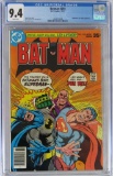 Batman #293 (1977) Bronze Age Classic / Iconic Superman & Lex Luthor Cover CGC 9.4