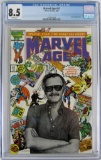Marvel Age #41 (1986) Iconic Stan Lee Photo Cover CGC 8.5
