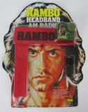 Vintage 1985 RAMBO Headband/ AM Radio Sealed MOC- Talbot Toys