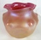 Outstanding Antique Loetz Art Nouveau Art Glass Bowl or Squat Vase