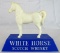 Vintage White Horse Scotch Whiskey Plastic Bar Display