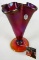 Excellent Fenton Red or Amberina Iridized Stretch 8 1/2