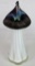 Beautiful Signed Herb A. Thomas HAT Art Glass Jack in a Pulpit Vase w/ Iridized Interior