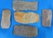 Lot (5) Authentic Native American Scrapers / Tools. Paleo Artifacts