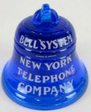 Antique Bell System New York Telephone Company Advertising Paperweight