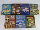 Lot (7) Antique Fishing Hardcover Books. Heddon, Creek Chub, Pflueger ++