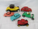 Lot (6) Antique & Vintage Toy Cars as Shown