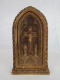 Rare Antique Catholic Portable Altar Last Rites / Sick Box