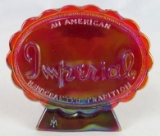 Imperial Red Carnival Glass 4