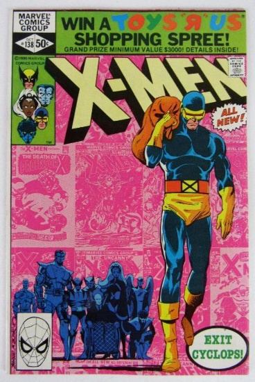 Uncanny X-Men #138 (1980) Bronze Age Key/ Cyclops Leaves X-Men