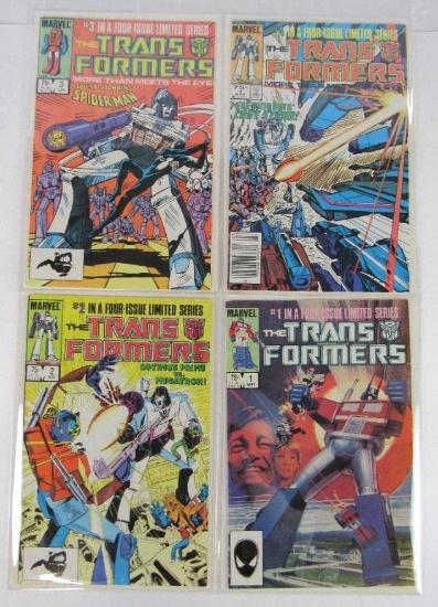 Transformers (1984, Marvel Comics) #1, 2, 3, 4 Key 1st Appearance!