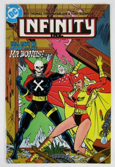 Infinity Inc. #16 (1985) Key 1st Appearance Mr. Bones/ Todd McFarlane (Spawn Prototype)