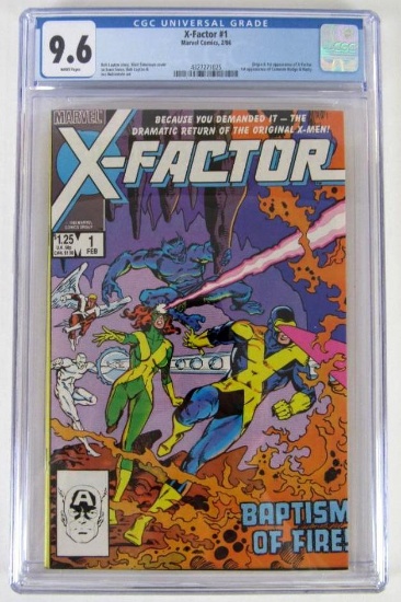 X-Factor #1 (1986) Key 1st Appearance CGC 9.6