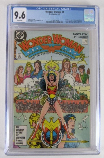 Wonder Woman #1 (1987) Key 1st Issue/ George Perez Series CGC 9.6