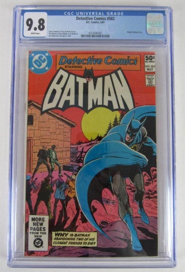 Detective Comics #502 (1981) Bronze Age Batman/ Batgirl - Aparo Cover CGC 9.8