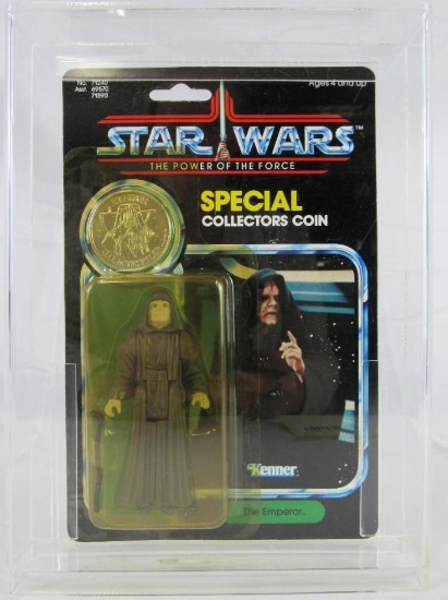 Vintage 1985 Star Wars POTF Emperor Figure Sealed MOC Rare