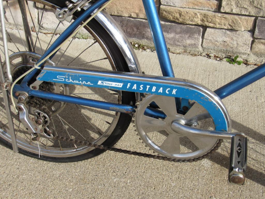 Vintage 1968 Schwinn Stingray Fastback Bicycle | Proxibid