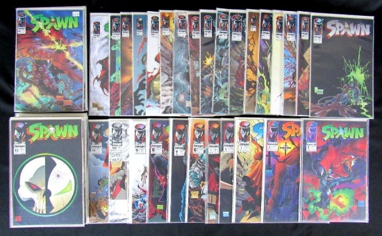 lot (49) Spawn #1-50 near Complete Multiple Key issues from Todd McFarlane HIGH GRADE