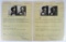 Group of (2) 1908 Antique Early Wanted Posters