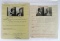 Group of (2) 1908 & 1910 Antique Early Wanted Posters
