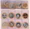 Hollywood Stars Meadow Gold Ice Cream Lids Group of (26)