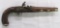 Authentic 1700's-1800's Flintlock .45 cal Dueling Pistol