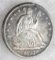 1857-O Seated Liberty Silver Half Dollar