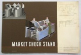 1960's Market Checkout Stand Hand-Painted Advertising Sign