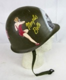 WWII Helmet & Liner w/Great Painted Images