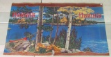 Hamm's Beer LARGE 1950's Cardstock Advertising Sign