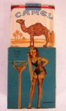 Camel Cigarettes WWII Package w/Pin-Up Advertising Sleeve