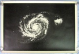 NASA 1958 Astro Murals Spiral Nebula in Canes Venatici Poster